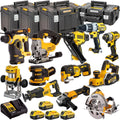 18V Cordless 12-Piece Power Tool Kit with 4 x Batteries & Charger incl. First Fix Framing Nailer