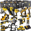 18V Cordless 14-Piece Power Tool Kit with 3 x 5.0Ah Batteries & Charger incl. Framing Nailer