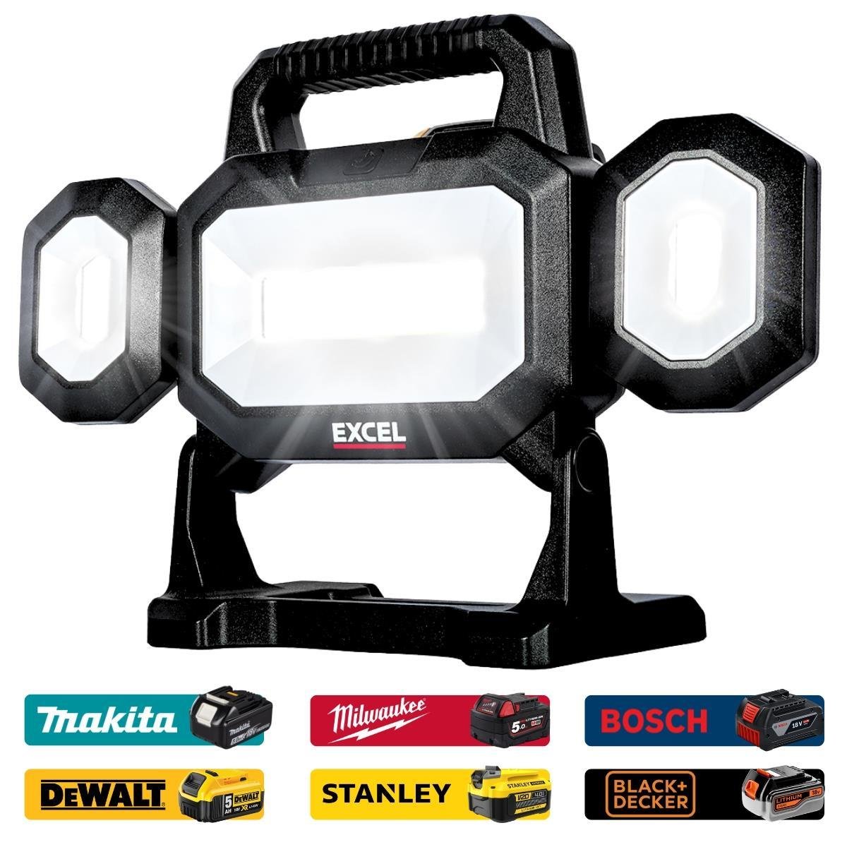 18V Cordless 14-Piece Power Tool Kit with 3 x 5.0Ah Batteries & Charger incl. Radio