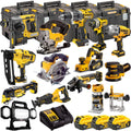 18V Cordless 14-Piece Power Tool Kit with 3 x 5.0Ah Batteries & Charger incl. Random Orbital Sander