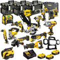 18V Cordless 15-Piece Power Tool Kit with 3 x 5.0Ah Batteries & Charger incl. SDS Hammer Drill