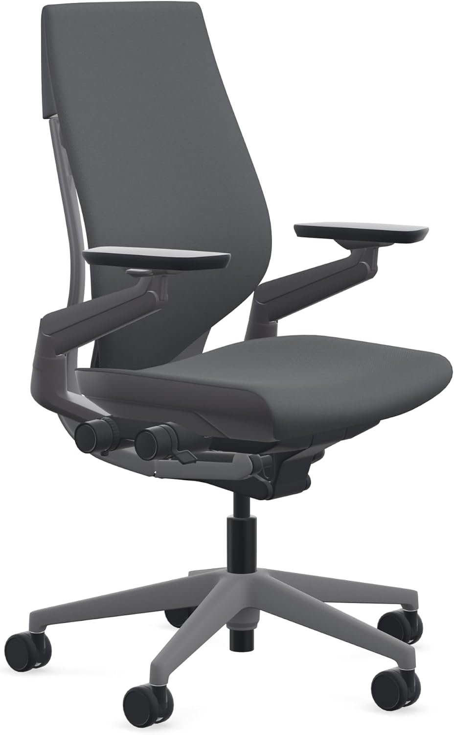 Steelcase Gesture Office Chair, Graphite Grey, Carpet Casters