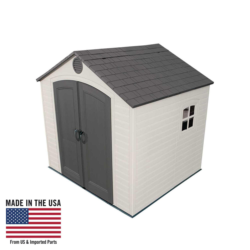 Lifetime 8 Ft. X 7.5 Ft. Outdoor Storage Shed - 6411