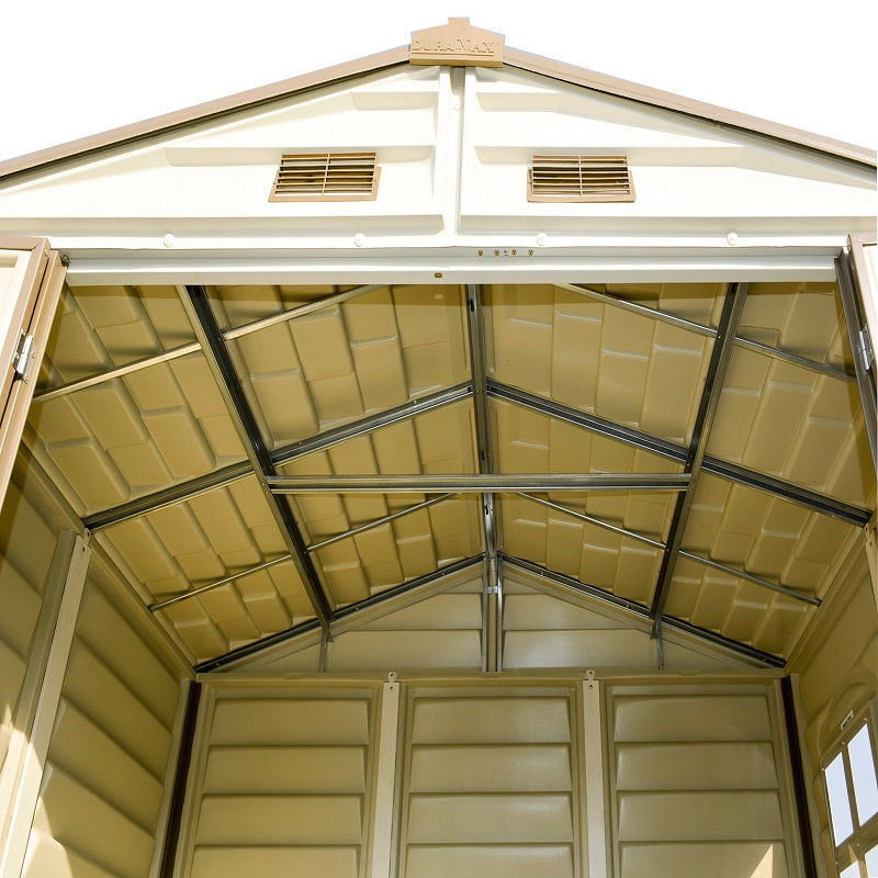 Duramax StoreAll 8'x6' Vinyl Shed with Foundation - 30115