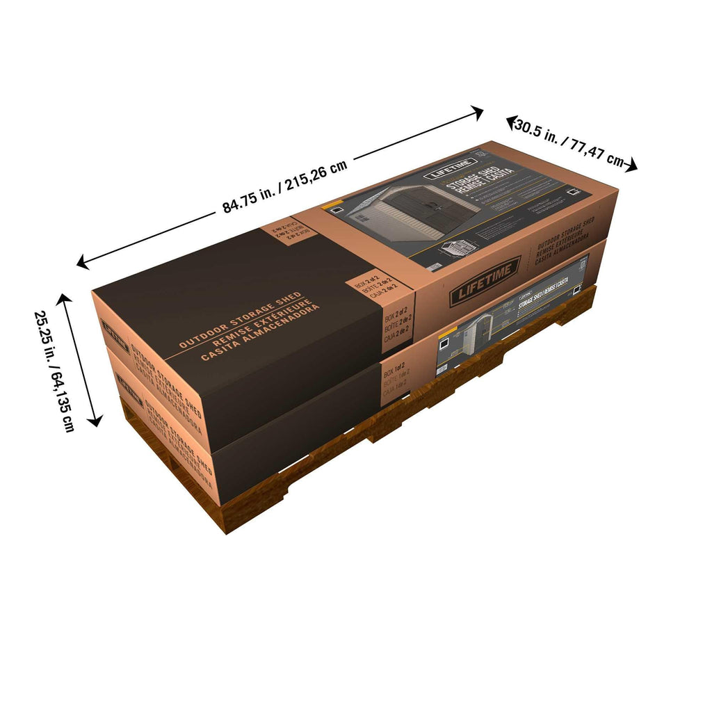 Lifetime 7 x 7 ft Outdoor Storage Shed - 60042