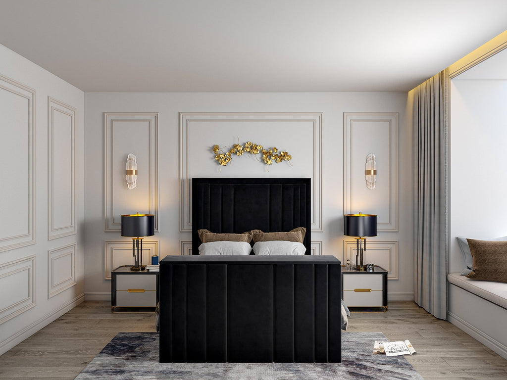 Fordingbridge Upholstered Soft Velvet Tv Bespoke Bed Frame