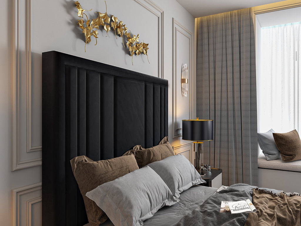 Fordingbridge Upholstered Soft Velvet Tv Bespoke Bed Frame