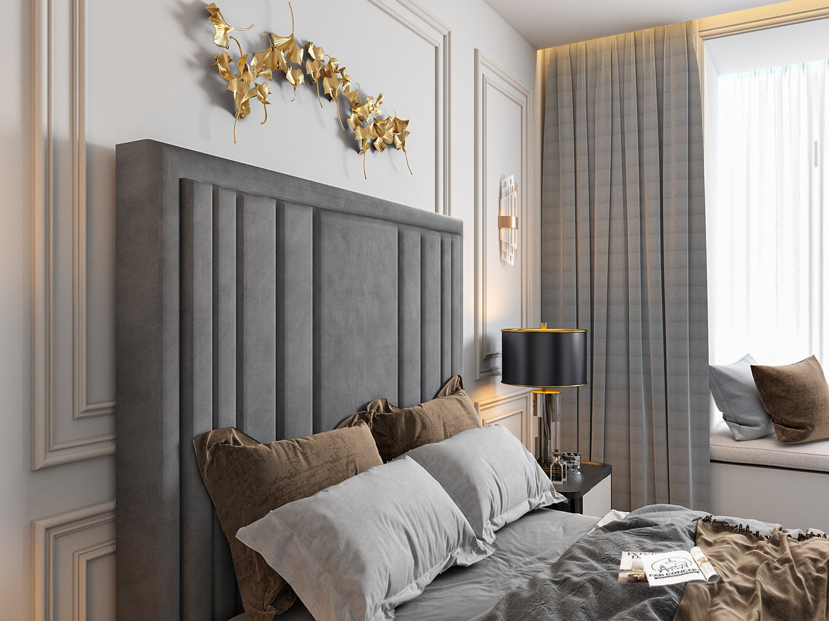 Fordingbridge Upholstered Soft Velvet Tv Bespoke Bed Frame