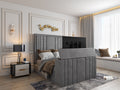 Fordingbridge Upholstered Soft Velvet Tv Bespoke Bed Frame - King
