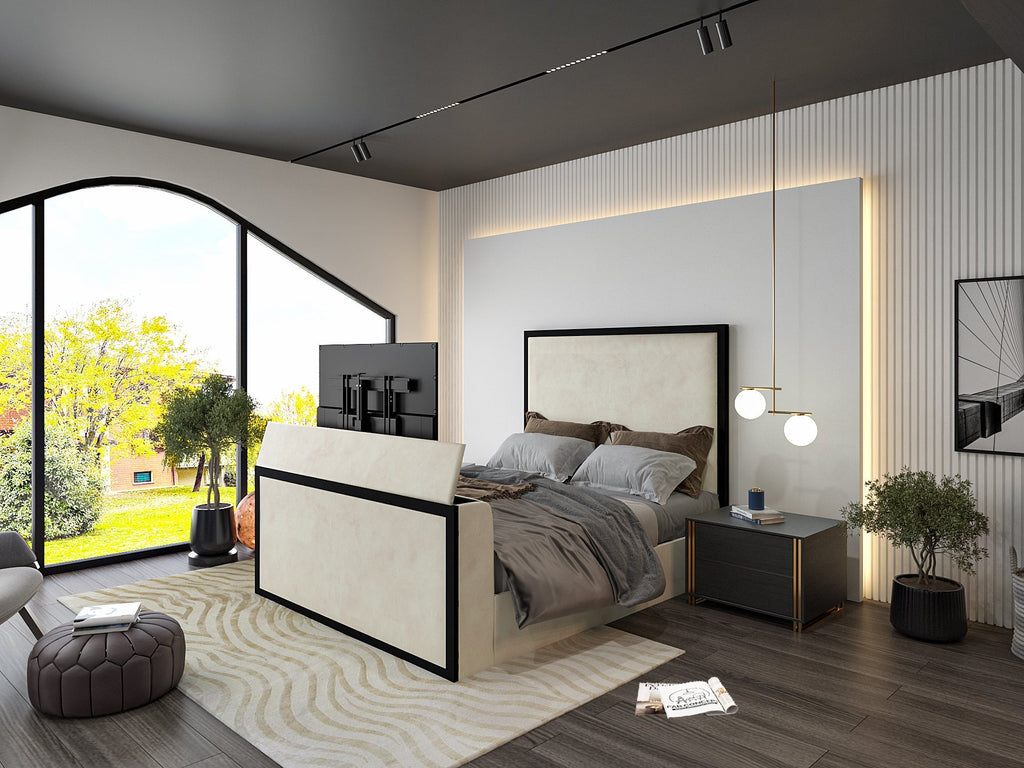 Griton Metal Tv Bed