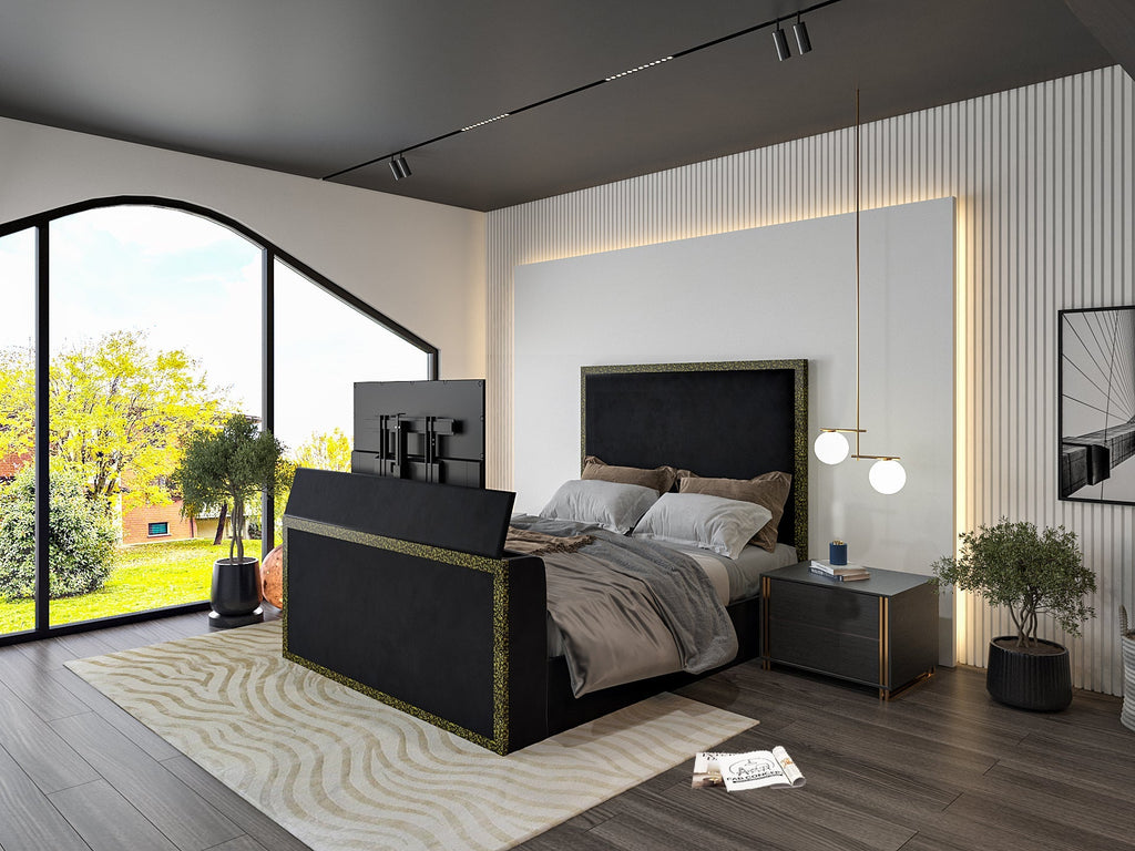 Griton Metal Tv Bed