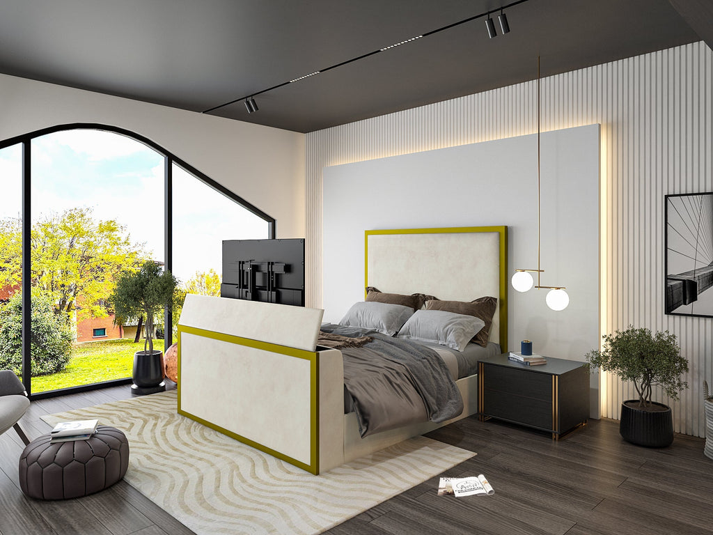 Griton Metal Tv Bed
