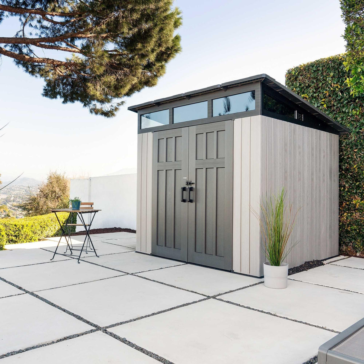 Lifetime 8.3 Ft. X 8.3 Ft. Farmhouse Storage Shed - 60542