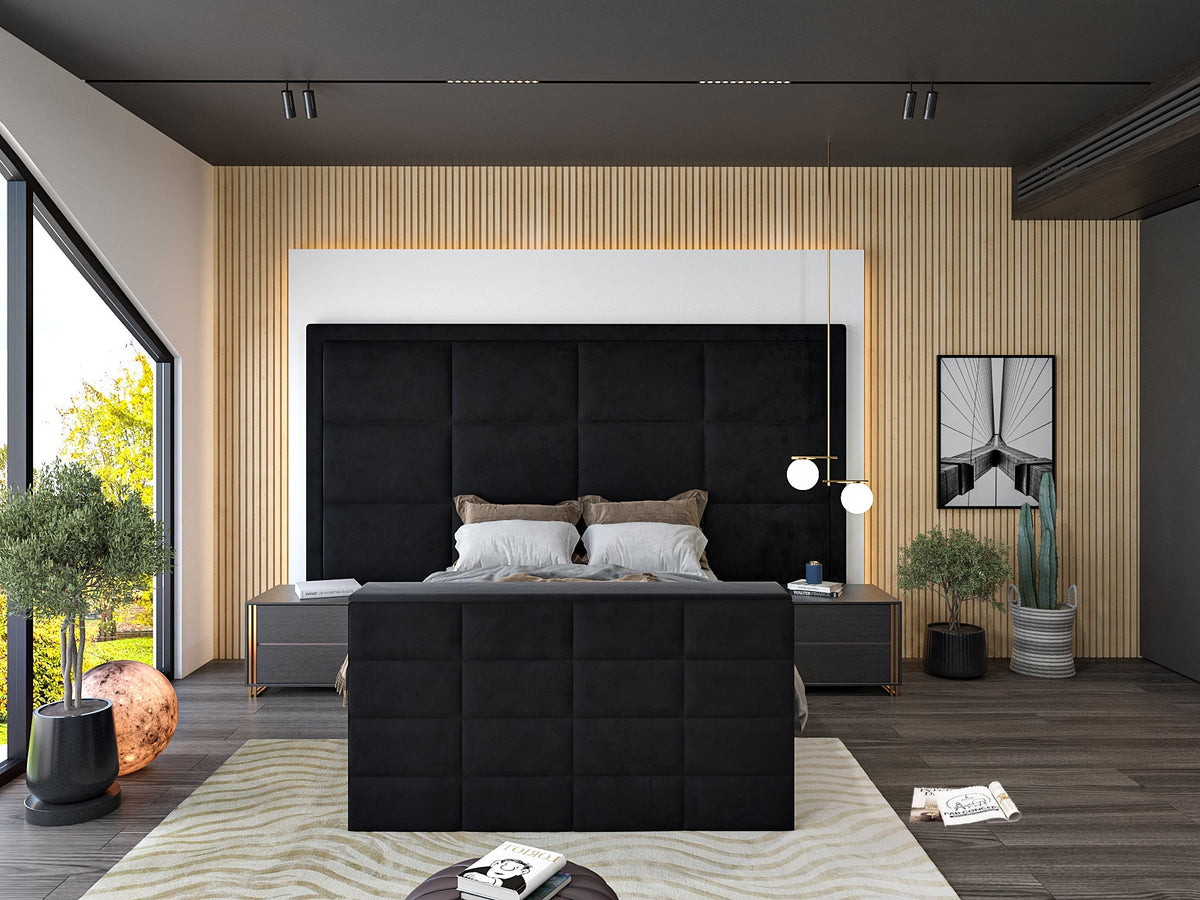 Lirim Upholstered Tv Bed Frame