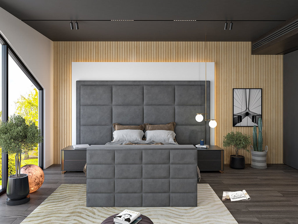 Lirim Upholstered Tv Bed Frame