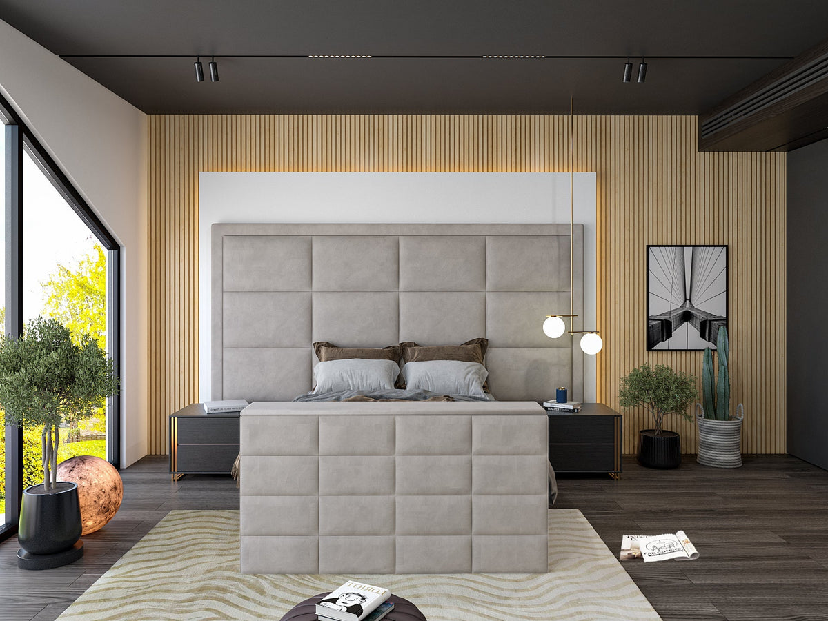 Lirim Upholstered Tv Bed Frame