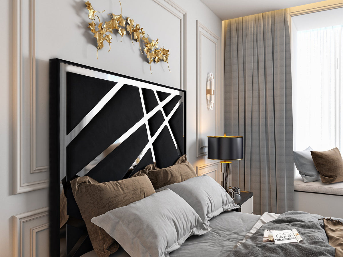 Valentina Upholstered Soft Velvet Tv Bed Frame