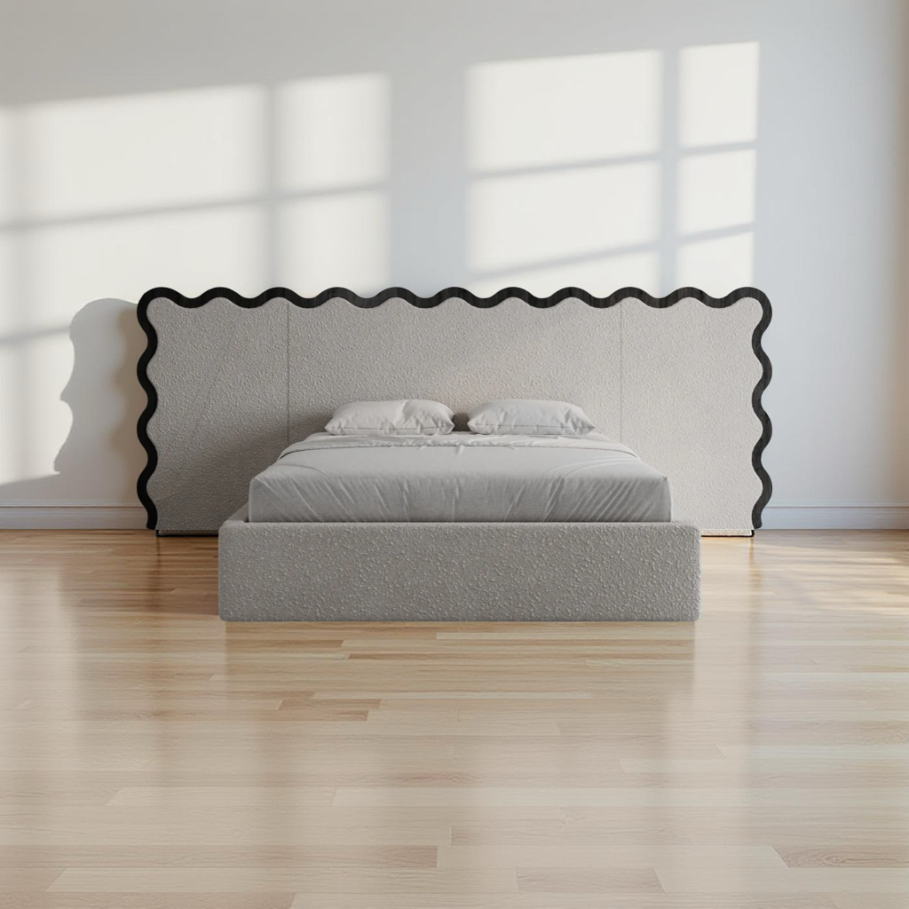 Wave Nordic Bed Frame - King