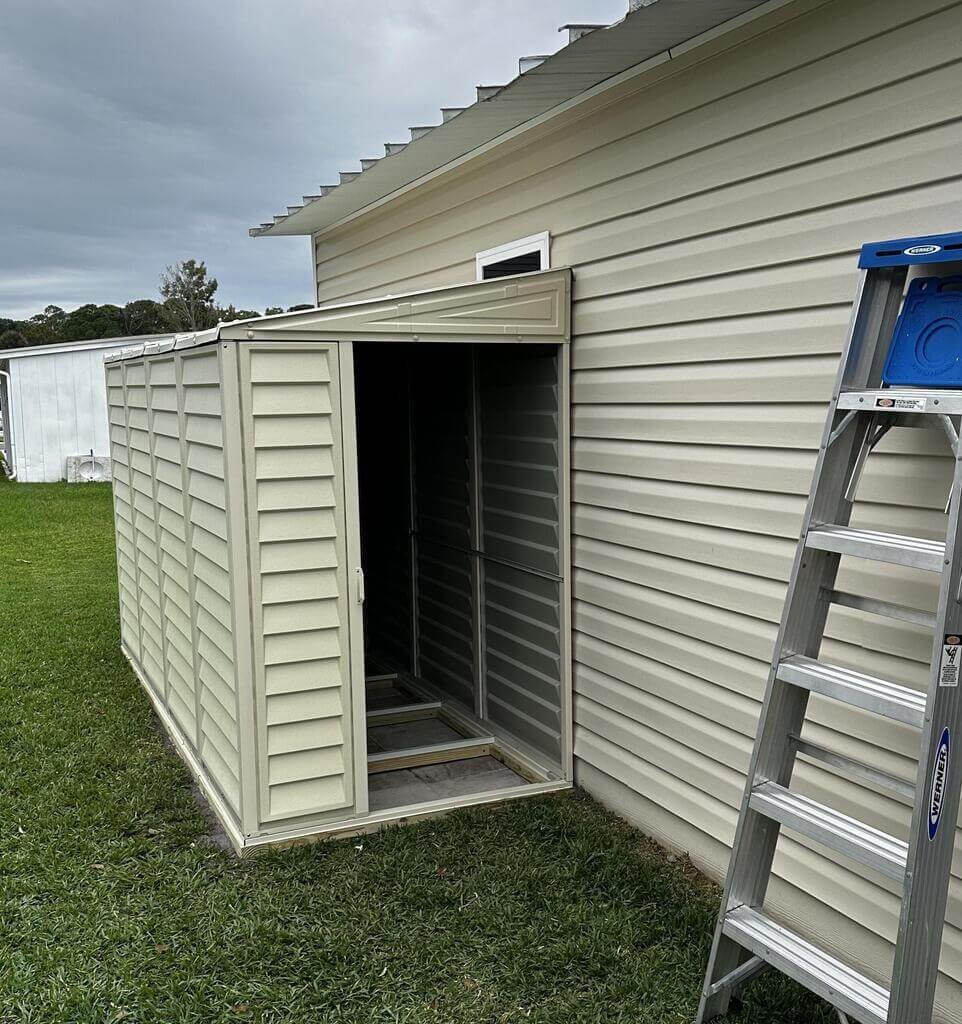 Duramax 4x10 Sidemate Shed with Foundation 06725 - Image 2