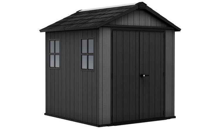 Keter Newton Plus 7.5 x 7 ft grey apex shed
