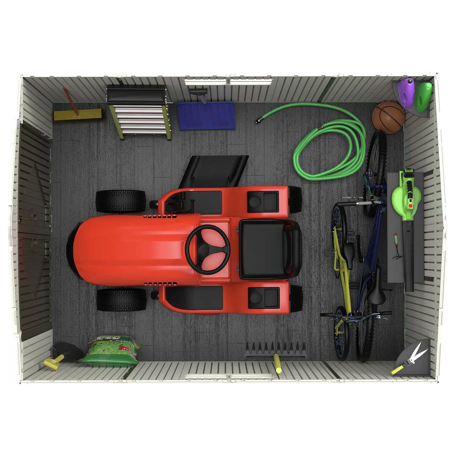 Lifetime Apex Outdoor Storage Shed 7 × 9.5 ft