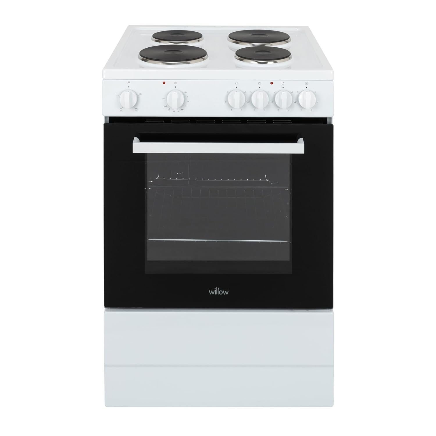 White 60cm freestanding electric cooker