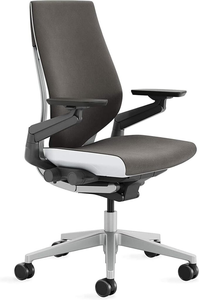 Steelcase Gesture Office Chair, Graphite Grey, Carpet Casters
