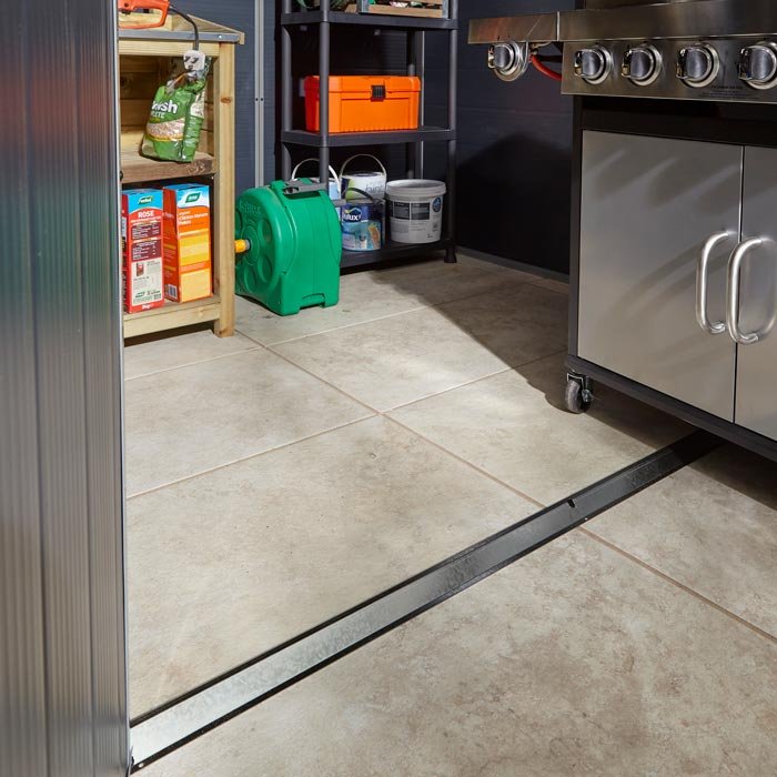 Rowlinson Airevale Apex Plastic Shed 8'x6' - Dark Grey - Image 12