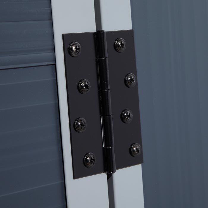 Rowlinson Airevale Apex Plastic Shed 8'x6' - Dark Grey - Image 16