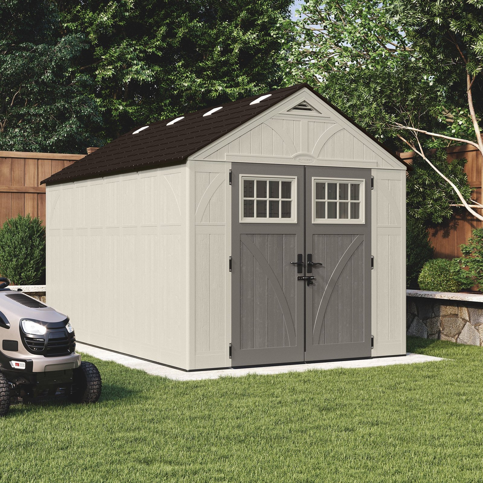 Suncast Tremont 8x13 large resin storage shed