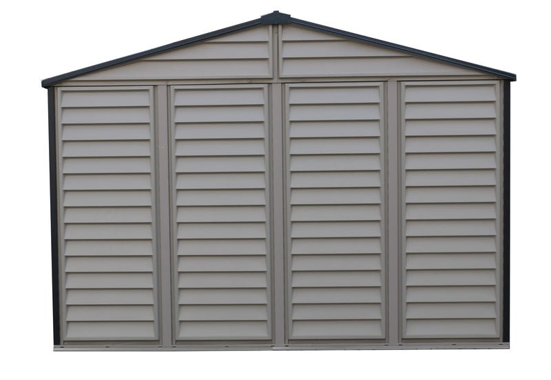 Duramax WoodSide Adobe Plus 10.5'x8' Shed with Foundation Kit and Window