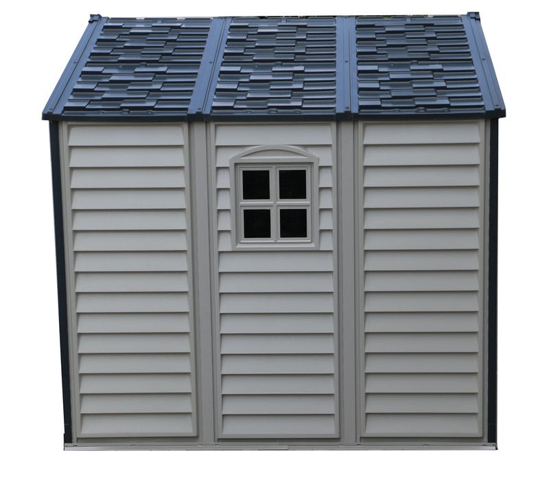 Duramax WoodSide Adobe Plus 10.5'x8' Shed with Foundation Kit and Window