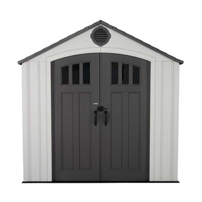 Lifetime Classic 8x5 outdoor storage shed front view