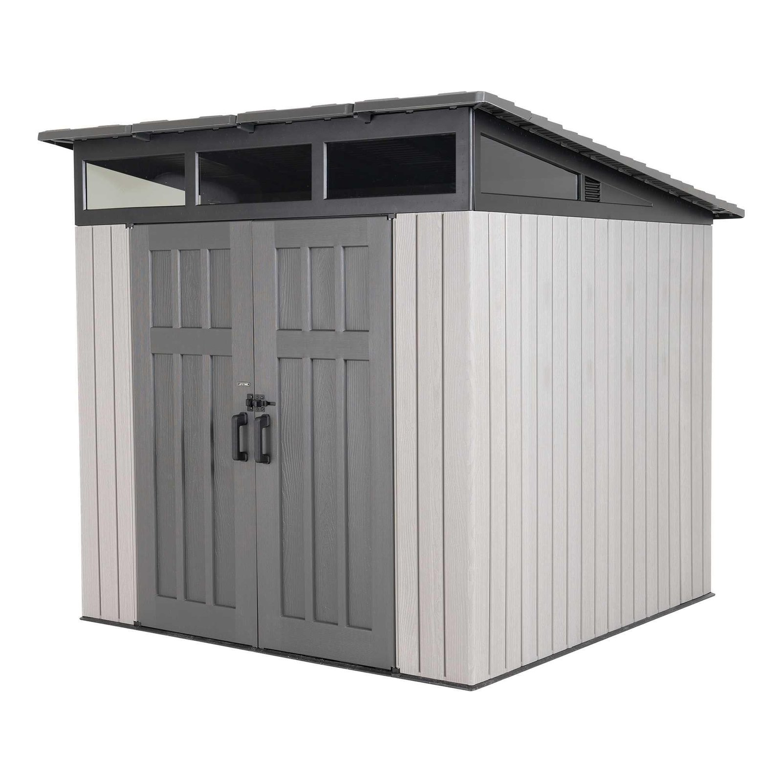 Lifetime Farmhouse storage shed 60542 front view