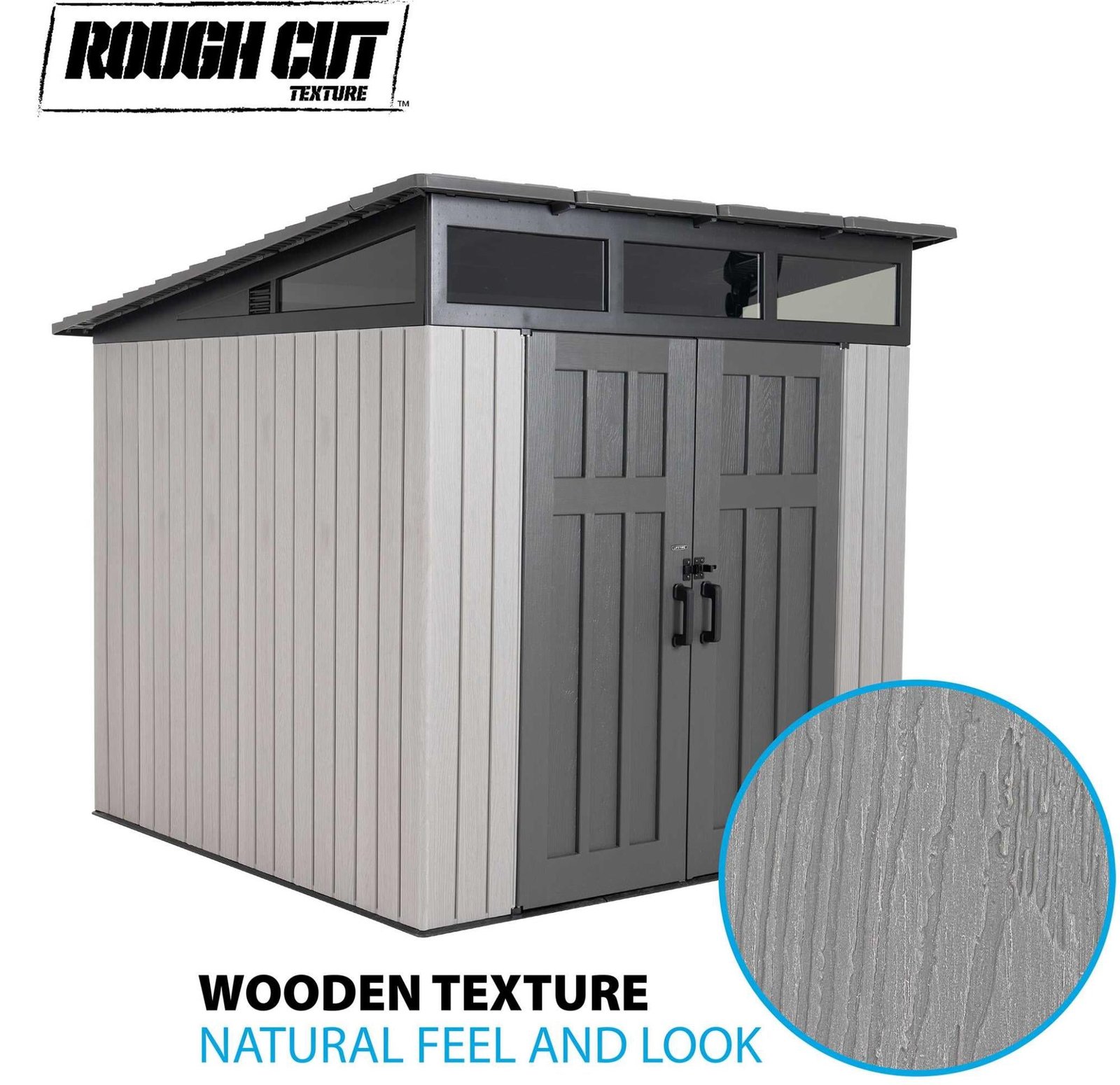 Lifetime 8.3 Ft. X 8.3 Ft. Farmhouse Storage Shed - 60542