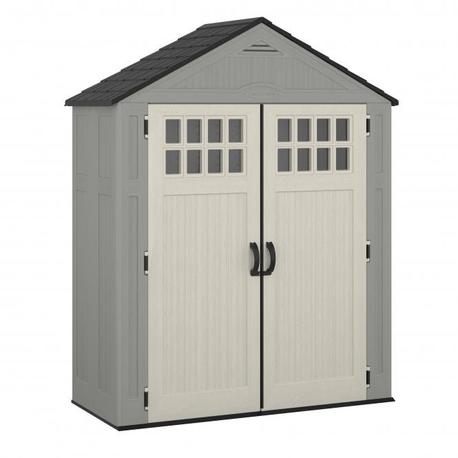 Everett shed double doors with windows
